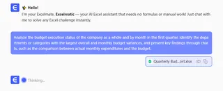 Step 1: Upload data and initial diagnosis