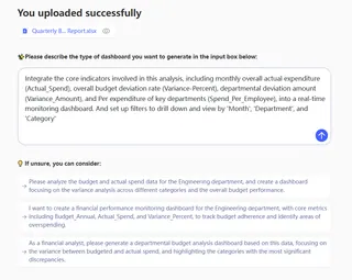 Step 4: Build a dynamic monitoring dashboard