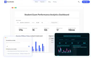 a dashboard of Excelmatic