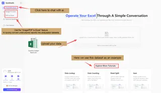 Step one: unified data preparation and upload