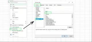Adding bullets using the formatting cells option in Excel