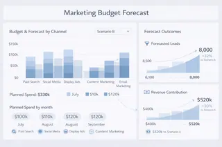 Marketing Budget Forecast Dashboard
