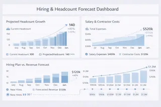 Hiring and Headcount Forecast Dashboard