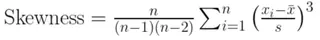 Momental skewness equation