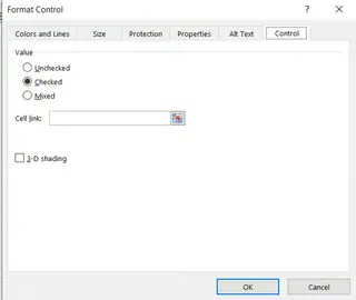 Format Control for Checkboxes 12