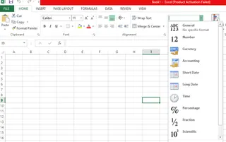 Identifying data types at home tab. 3