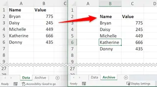 An illustration of a VBA code editor with a script for copying data between sheets. 1