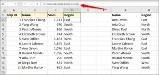 Using VLOOKUP to merge data from two separate tables 2