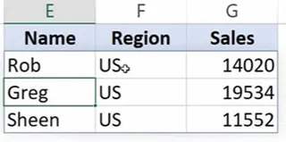 Ergebnis einer FILTER-Formel mit zwei 