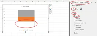 How to format the underlying box of a box and whisker plot from scratch in Excel. Image by Author. 6