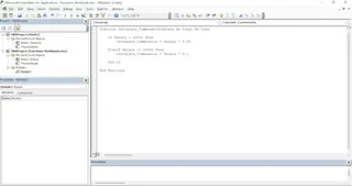 VBA code for the custom commission function