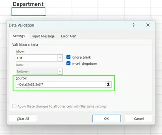 Excelでドロップダウンリストを更新する方法 11