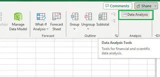 Excel의 데이터 분석 도구 팩 12