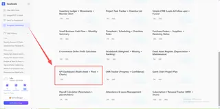 KPIダッシュボード