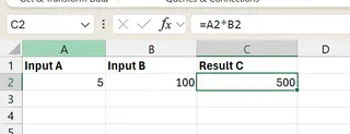A sample data for Excel Goal Seek calculation 1