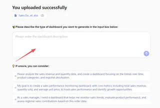 build command to Excelmatic
