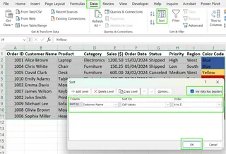 How to sort by alphabetical order in Excel. 4