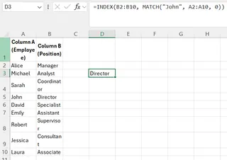 index match result 11