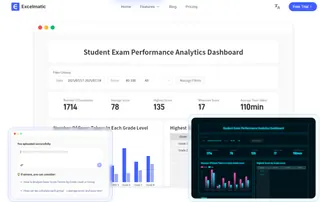 Excelmatic-marketing dashboard