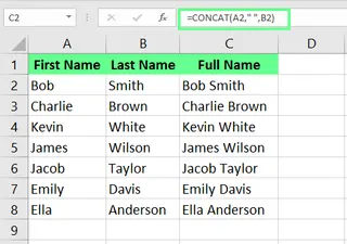 Use CONCAT for cleaner intent