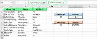 スペルミスされた関数名がExcelで#NAME?エラーの原因となる。 1