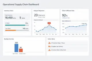 Operational Supply Chain Dashboards