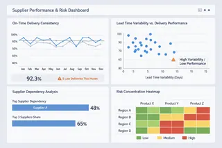 Supplier Performance and Risk Dashboards