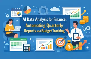Análisis de datos de IA para finanzas: Automatización de informes trimestrales y seguimiento de presupuestos
