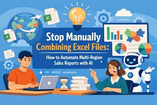 Stop Manually Combining Excel Files: How to Automate Multi-Region Sales Reports with AI
