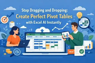 Stop Dragging and Dropping: Create Perfect Pivot Tables with Excel AI Instantly