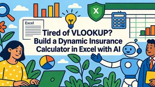 Tired of VLOOKUP? Build a Dynamic Insurance Calculator in Excel with AI