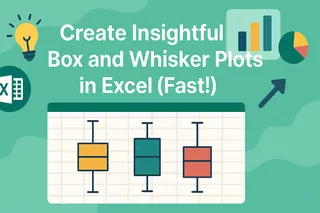 Create Insightful Box and Whisker Plots in Excel (Fast!)