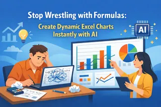 Stop Wrestling with Formulas: Create Dynamic Excel Charts Instantly with AI