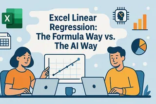 Excel Linear Regression: The Formula Way vs. The AI Way