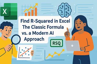 Find R-Squared in Excel The Classic Formula vs. a Modern AI Approach
