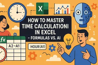 How to Master Time Calculation in Excel - Formulas vs. AI