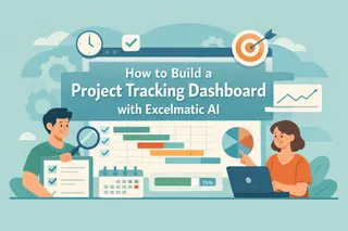 How to Build a Project Tracking Dashboard with Excelmatic AI