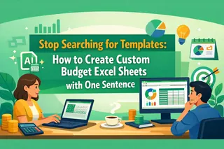 Stop Searching for Templates: How to Create Custom Budget Excel Sheets with One Sentence