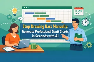 Stop Drawing Bars Manually: Generate Professional Gantt Charts in Seconds with AI