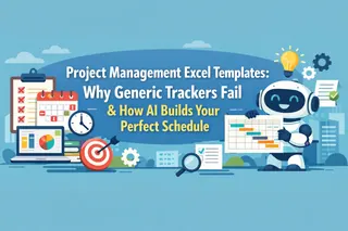 プロジェクト管理Excelテンプレート：汎用トラッカーが失敗する理由＆AIが完璧なスケジュールを構築する方法