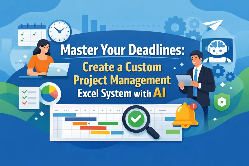 Master Your Deadlines: Create a Custom Project Management Excel System ...