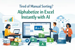Tired of Manual Sorting? Alphabetize in Excel Instantly with AI