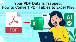 Your PDF Data is Trapped. How to Convert PDF Tables to Excel Files Accurately Using AI Tools