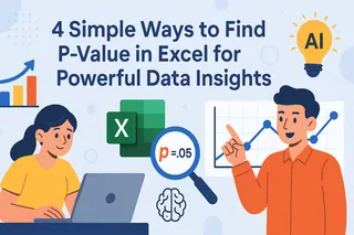 4 Simple Ways to Find P-Value in Excel for Powerful Data Insights