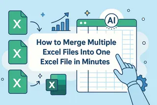 How to merge multiple Excel files into one Excel file in minutes