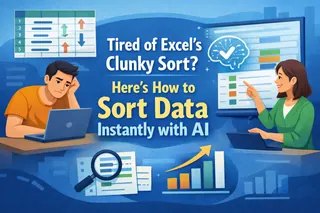 Tired of Excel's Clunky Sort? Here's How to Sort Data Instantly with AI
