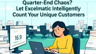 Quarter-End Chaos? Let Excel AI Intelligently Count Your Unique Customers