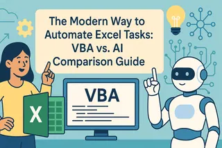 The Modern Way to Automate Excel Tasks: VBA vs. AI Comparison Guide