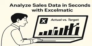 How to Analyze Daily Sales Data and Track Targets Using Excel