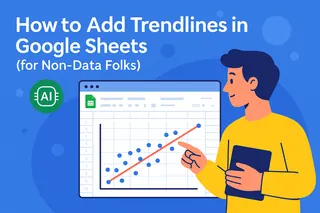 The Smart Way to Add Trendlines in Google Sheets (With AI Superpowers)